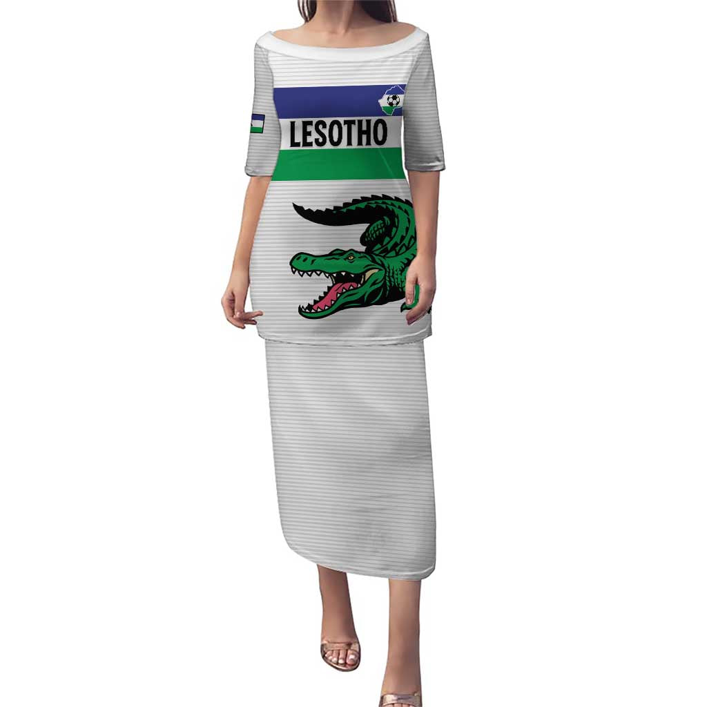 Custom Lesotho Football Puletasi Likuena For Victory