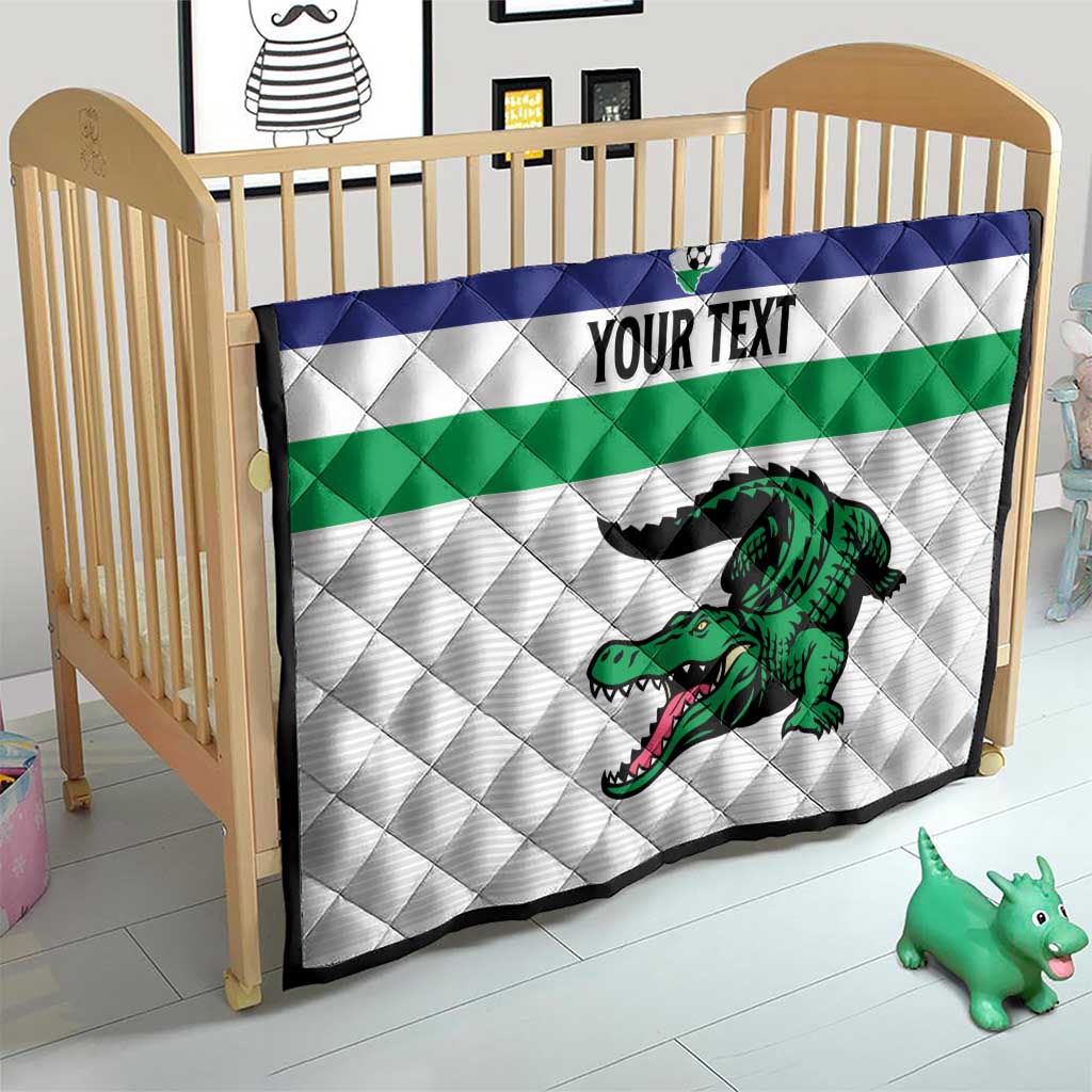 Custom Lesotho Football Quilt Likuena For Victory