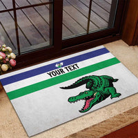 Custom Lesotho Football Rubber Doormat Likuena For Victory