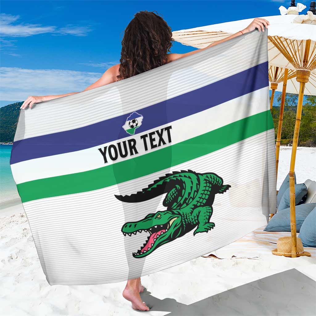 Custom Lesotho Football Sarong Likuena For Victory