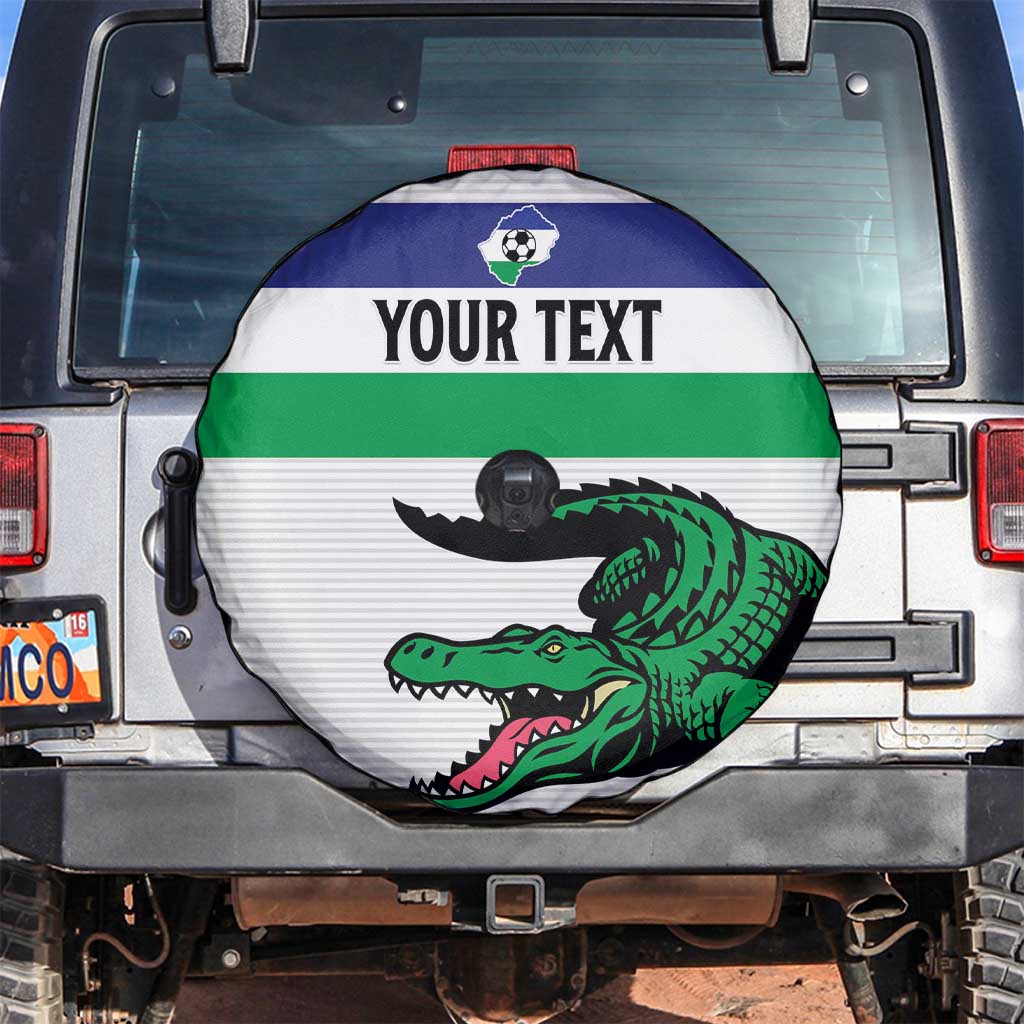 Custom Lesotho Football Spare Tire Cover Likuena For Victory