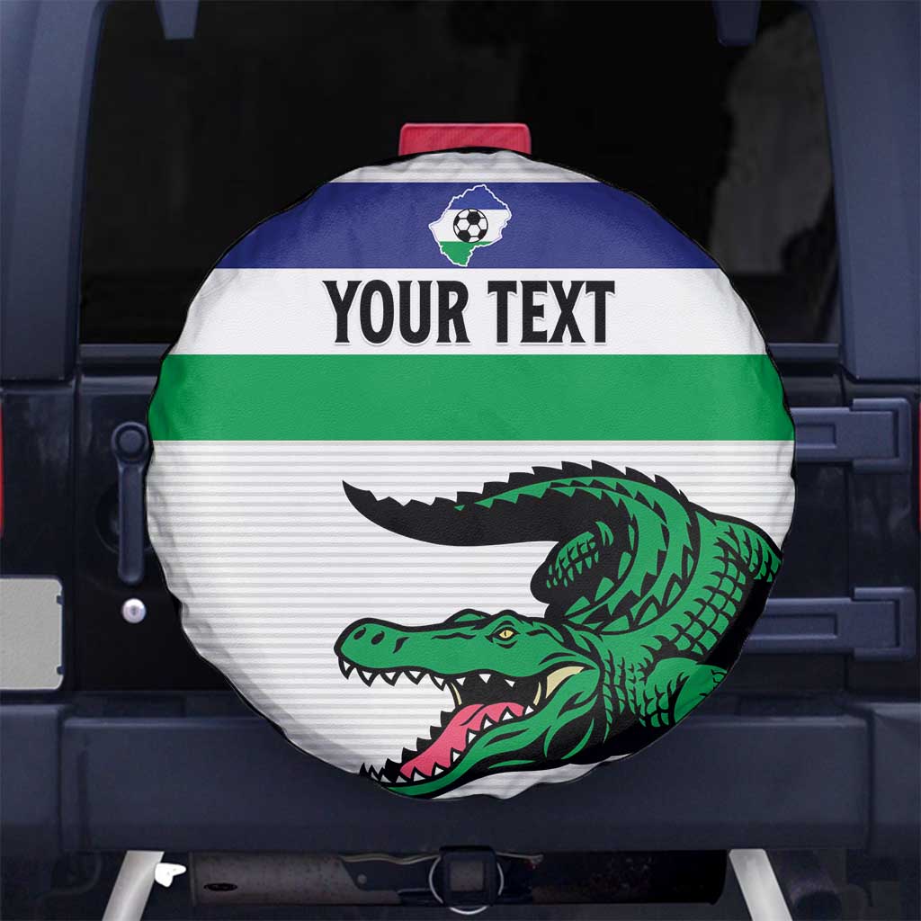 Custom Lesotho Football Spare Tire Cover Likuena For Victory
