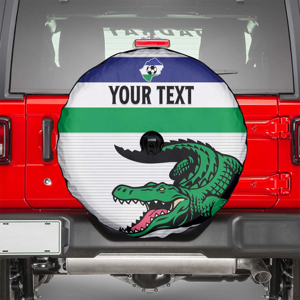 Custom Lesotho Football Spare Tire Cover Likuena For Victory