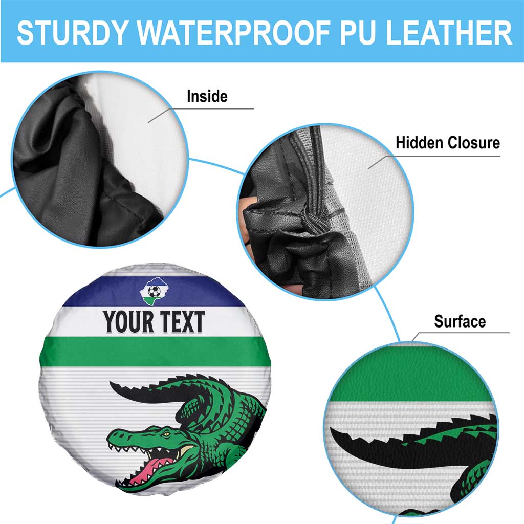 Custom Lesotho Football Spare Tire Cover Likuena For Victory
