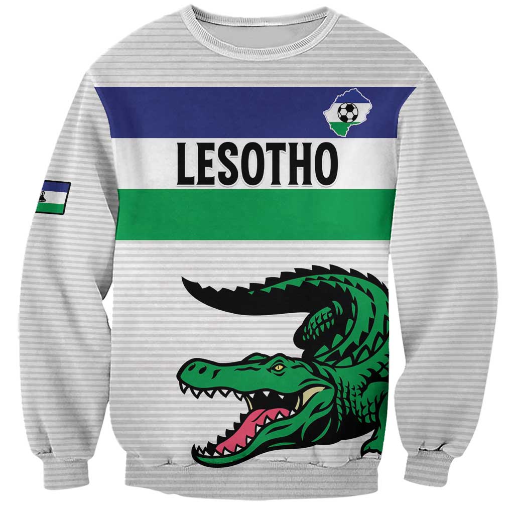Custom Lesotho Football Sweatshirt Likuena For Victory