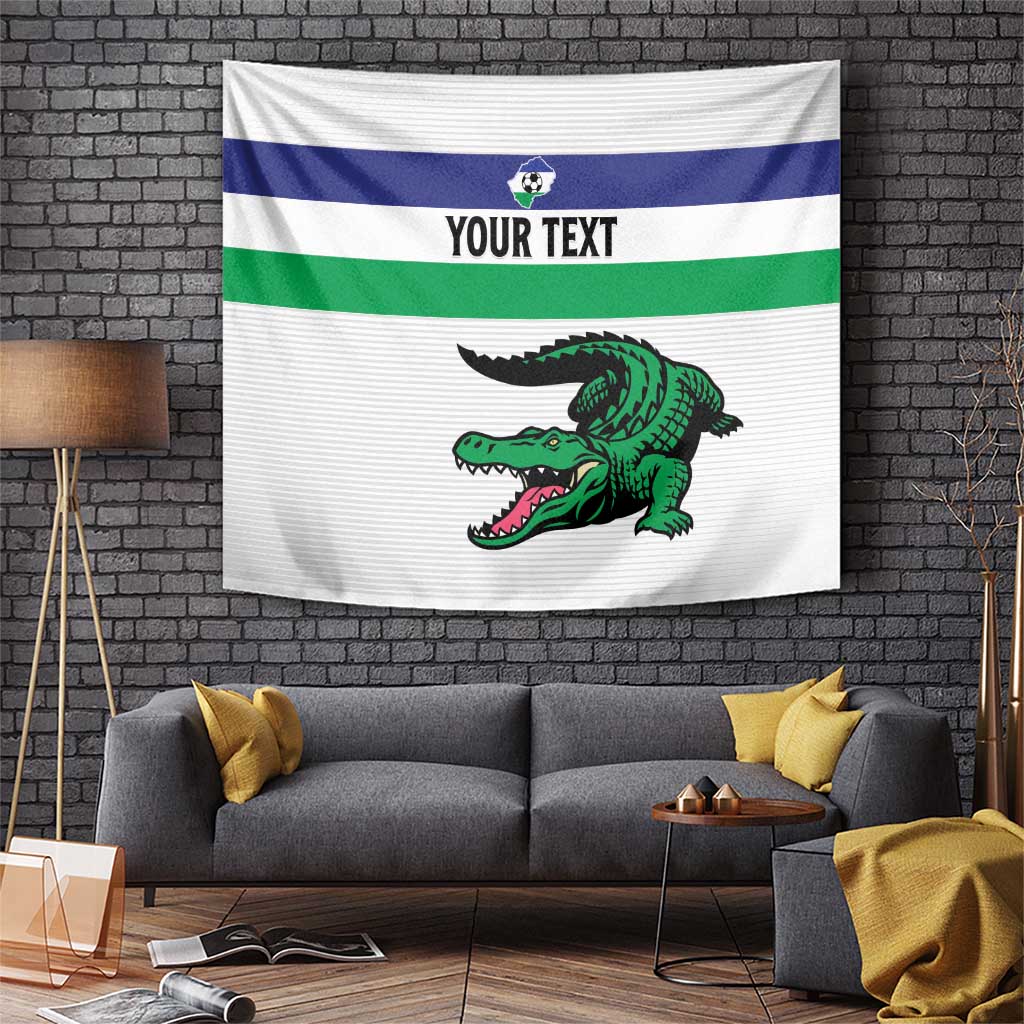 Custom Lesotho Football Tapestry Likuena For Victory