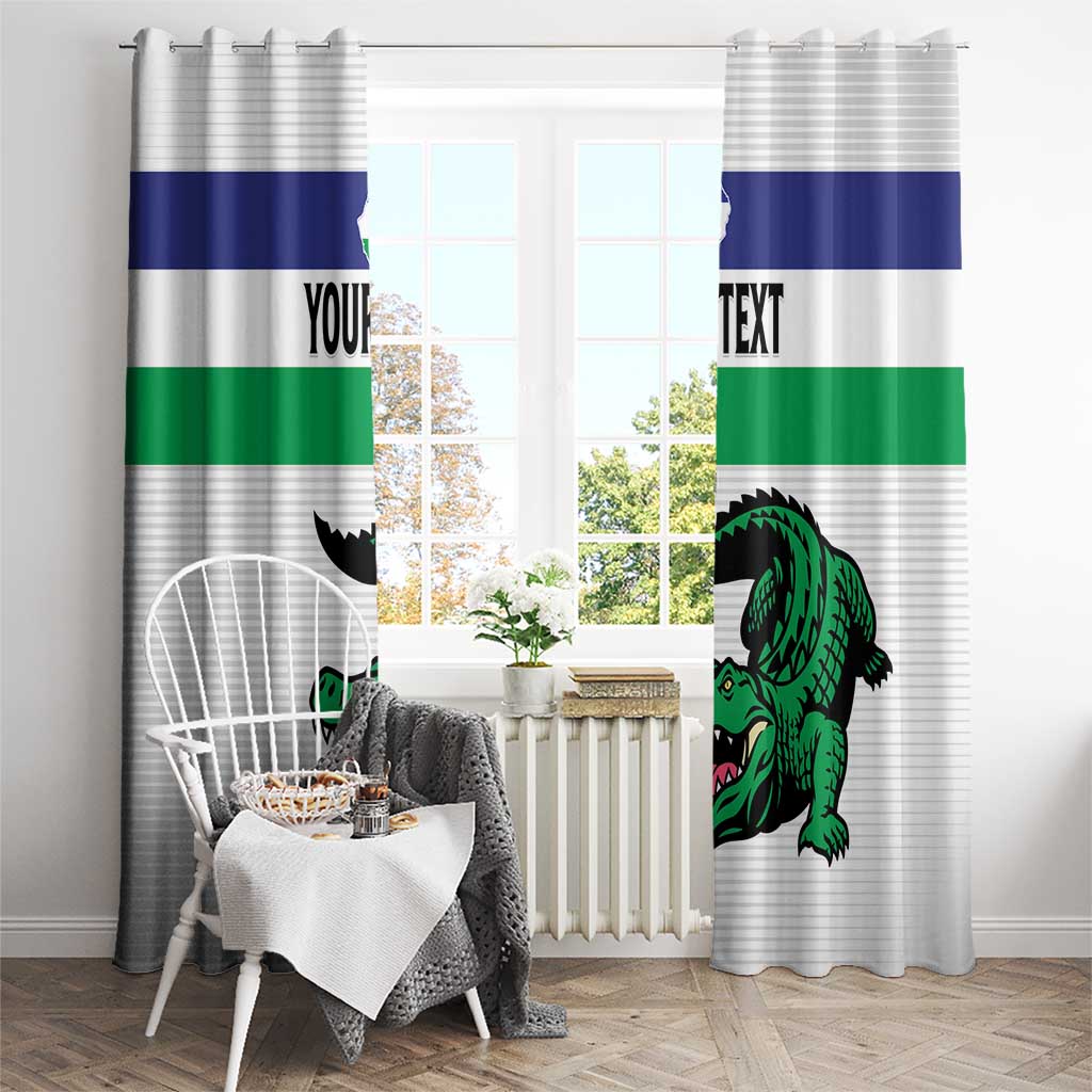 Custom Lesotho Football Window Curtain Likuena For Victory