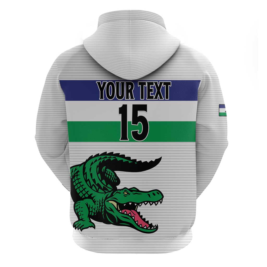 Custom Lesotho Football Zip Hoodie Likuena For Victory