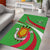 Personalized Burundi Independence Day Area Rug Coat Of Arms With Map
