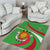Personalized Burundi Independence Day Area Rug Coat Of Arms With Map