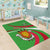 Personalized Burundi Independence Day Area Rug Coat Of Arms With Map