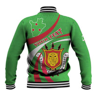 Personalized Burundi Independence Day Baseball Jacket Coat Of Arms With Map