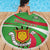 Personalized Burundi Independence Day Beach Blanket Coat Of Arms With Map