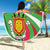 Personalized Burundi Independence Day Beach Blanket Coat Of Arms With Map