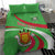 Personalized Burundi Independence Day Bedding Set Coat Of Arms With Map