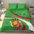 Personalized Burundi Independence Day Bedding Set Coat Of Arms With Map
