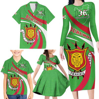 Personalized Burundi Independence Day Family Matching Long Sleeve Bodycon Dress and Hawaiian Shirt Coat Of Arms With Map