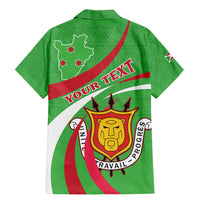 Personalized Burundi Independence Day Family Matching Mermaid Dress and Hawaiian Shirt Coat Of Arms With Map