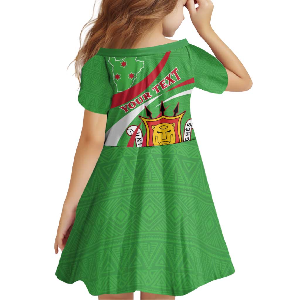 Personalized Burundi Independence Day Family Matching Off Shoulder Maxi Dress and Hawaiian Shirt Coat Of Arms With Map