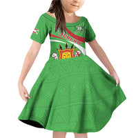 Personalized Burundi Independence Day Family Matching Off Shoulder Short Dress and Hawaiian Shirt Coat Of Arms With Map