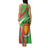 Personalized Burundi Independence Day Family Matching Tank Maxi Dress and Hawaiian Shirt Coat Of Arms With Map