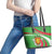 Personalized Burundi Independence Day Leather Tote Bag Coat Of Arms With Map