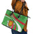 Personalized Burundi Independence Day Leather Tote Bag Coat Of Arms With Map