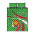 Personalized Burundi Independence Day Quilt Bed Set Coat Of Arms With Map