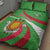 Personalized Burundi Independence Day Quilt Bed Set Coat Of Arms With Map