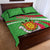 Personalized Burundi Independence Day Quilt Bed Set Coat Of Arms With Map