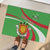 Personalized Burundi Independence Day Rubber Doormat Coat Of Arms With Map