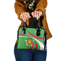 Personalized Burundi Independence Day Shoulder Handbag Coat Of Arms With Map