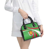 Personalized Burundi Independence Day Shoulder Handbag Coat Of Arms With Map