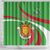 Personalized Burundi Independence Day Shower Curtain Coat Of Arms With Map
