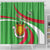 Personalized Burundi Independence Day Shower Curtain Coat Of Arms With Map