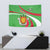 Personalized Burundi Independence Day Tapestry Coat Of Arms With Map