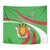 Personalized Burundi Independence Day Tapestry Coat Of Arms With Map