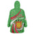 Personalized Burundi Independence Day Wearable Blanket Hoodie Coat Of Arms With Map