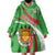 Personalized Burundi Independence Day Wearable Blanket Hoodie Coat Of Arms With Map