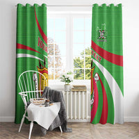 Personalized Burundi Independence Day Window Curtain Coat Of Arms With Map
