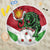 Personalized Burundi Beach Blanket Lion and Coat Of Arms - Flag Style