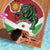 Personalized Burundi Beach Blanket Lion and Coat Of Arms - Flag Style