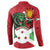 Personalized Burundi Button Sweatshirt Lion and Coat Of Arms - Flag Style