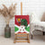 Personalized Burundi Canvas Wall Art Lion and Coat Of Arms - Flag Style
