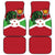 Personalized Burundi Car Mats Lion and Coat Of Arms - Flag Style