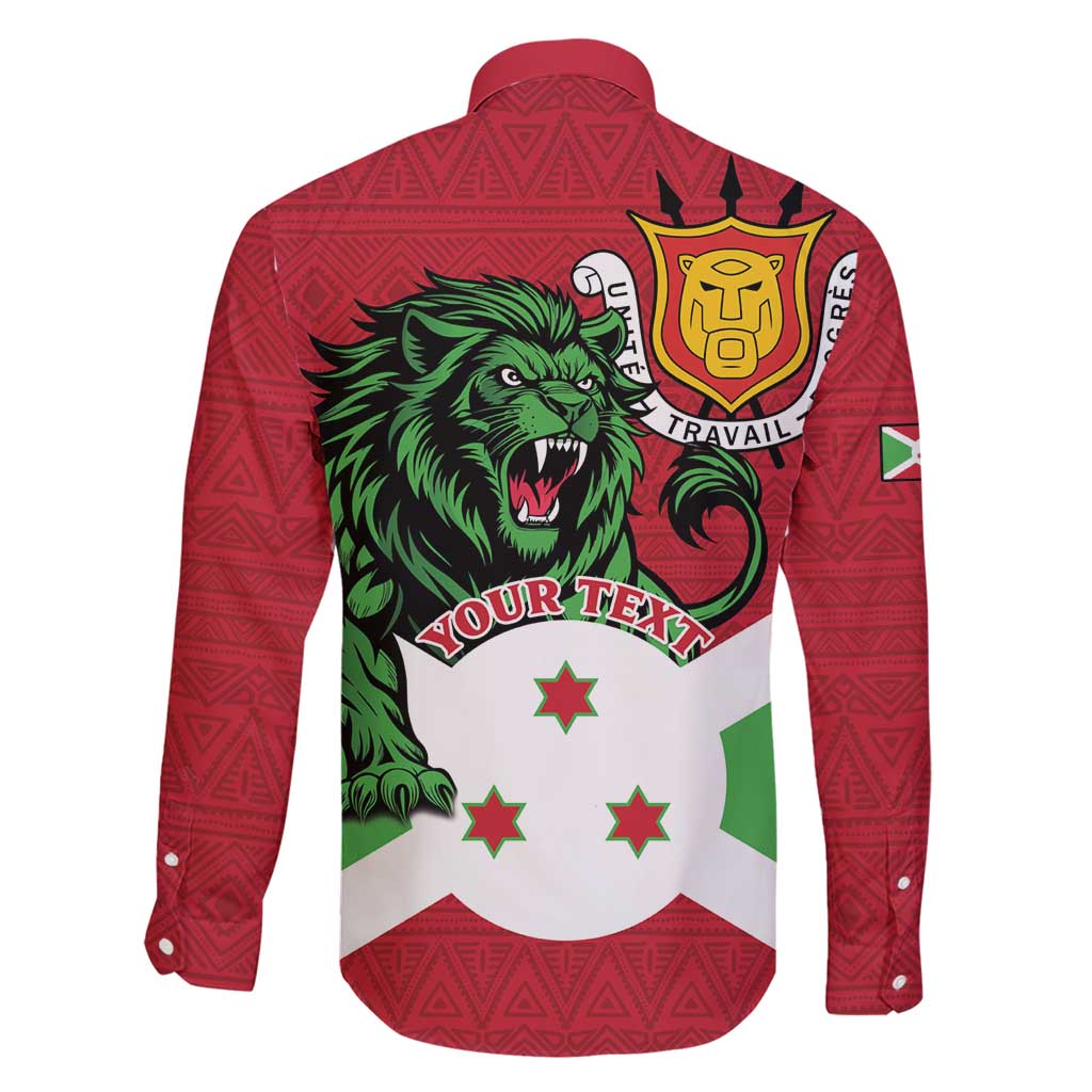 Personalized Burundi Family Matching Short Sleeve Bodycon Dress and Hawaiian Shirt Lion and Coat Of Arms - Flag Style