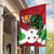 Personalized Burundi Garden Flag Lion and Coat Of Arms - Flag Style