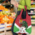 Personalized Burundi Grocery Bag Lion and Coat Of Arms - Flag Style