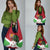 Personalized Burundi Grocery Bag Lion and Coat Of Arms - Flag Style