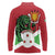 Personalized Burundi Long Sleeve Polo Shirt Lion and Coat Of Arms - Flag Style